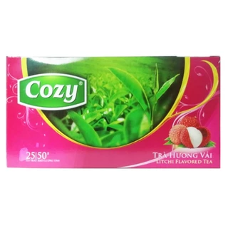 Trà VẢI Cozy túi lọc - hộp 50g (25 túi lọc x 2g)