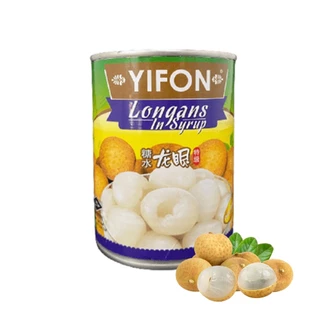 Nhãn ngâm nước đường đóng lon YIFON (Thái Lan) - lon 565g