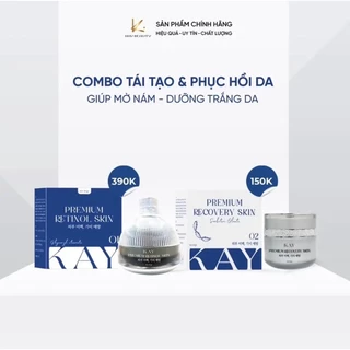 COMBO PEEL DA + KEM PHỤC HỒI DÀY DA tặng mặt nạ