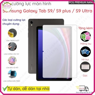 Dán màn hình cường lực Samsung Galaxy Tab S9 5G / S9+ (S9 plus) 5G / S9 Ultra / S9 FE/ S9 FE+ nano dẻo trong suốt