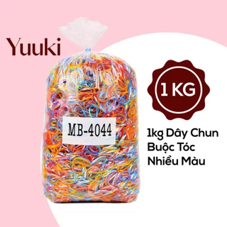 SỈ 1KG Chun Nịt Đen Chun Nịt Màu, Chun Buộc Tóc Siêu Dai Siêu Rẻ hk7