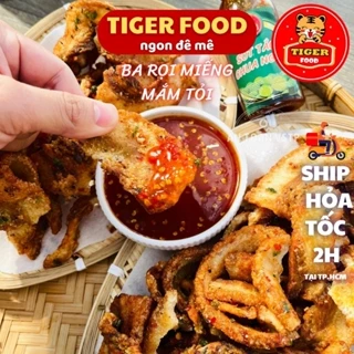 Ba rọi mắm tỏi TIGER FOOD Ba rọi chiên giòn sóc mắm tỏi nguyên miếng nhà làm ĐẬM ĐÀ - GIÒN NGON - đồ ăn vặt Sài Gòn