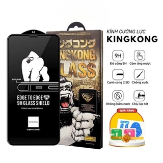 Kính cường lực KingKong cho iphone 11 pro max 12 pro max 13 pro max 14 pro max 7 plus 8 plus x xr xs max - Full màn 3D