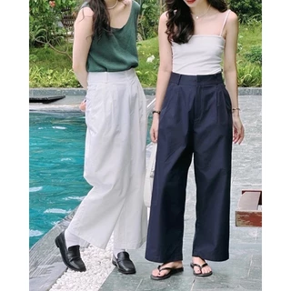 Nimi - Quần kaki ống suông Wili wide pants