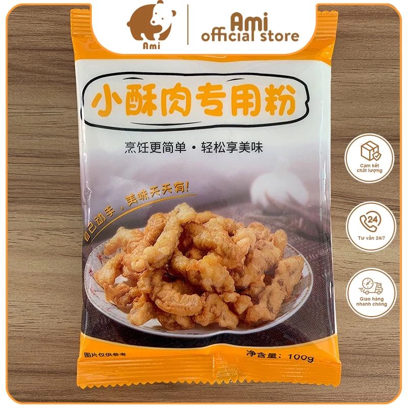 [ LOẠI THƯỢNG HẠNG ] BỘT CHIÊN GIÒN đa năng siêu tiện dụng, gói 100g ướp thịt, hải sản siêu giòn