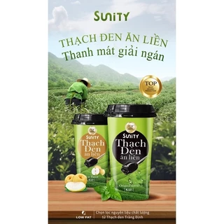 [NEW] Combo 4 Cốc Thạch Đen Hút Uống Liền Vị Truyền Thống/ Lê 230