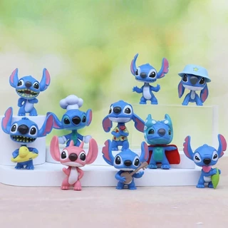 Mô Hình Nhân Vật Hoạt Hình Lilo & Stitch Mini Đáng Yêu trang trí