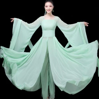 Trang Phục Khiêu Vũ Vải chiffon Kiểu Cổ Điển Dễ Thương Cho Nữ