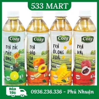 [LỐC 6 CHAI] Trà Hoa Quả Cozy Chai 455ml