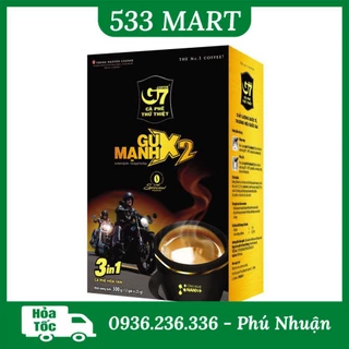 Cà phê sữa G7 Gu mạnh X2 3in1 Hộp 300g (12 gói x 25g)