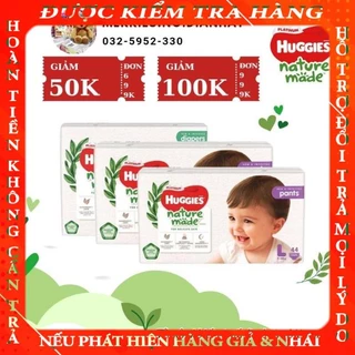 [HÀNG CHÍNH HÃNG CTY] Bỉm HUGGIES PLATINUM NATURE MADE size M58/L44/XL 38/XXL26/S82/NB60