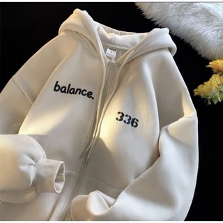 áo khoác hoodie zip có khoá chất nỉ bông siêu dày in hình cá tính36