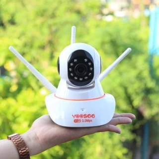 Camera không dây Yoosee 3.0MP đàm thoại 2 chiều độ nét full HD 2K xem ban đêm sáng rõ [Hàng đẹp]