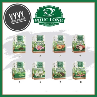 Trà Phúc Long túi lọc ( đào - vải - lài - ô long - hồng trà - sen - trà xanh )