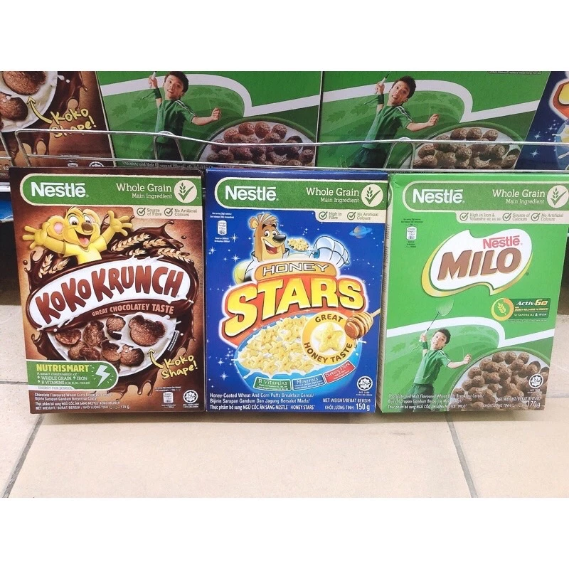 Bánh Ngũ Cốc Ăn Sáng Milo/ Koko Krunch Nestle Hộp 330G