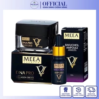 Combo Tinh Chất Bakuchoil & Kem Face Dna Collagen Ver 2 - Meea