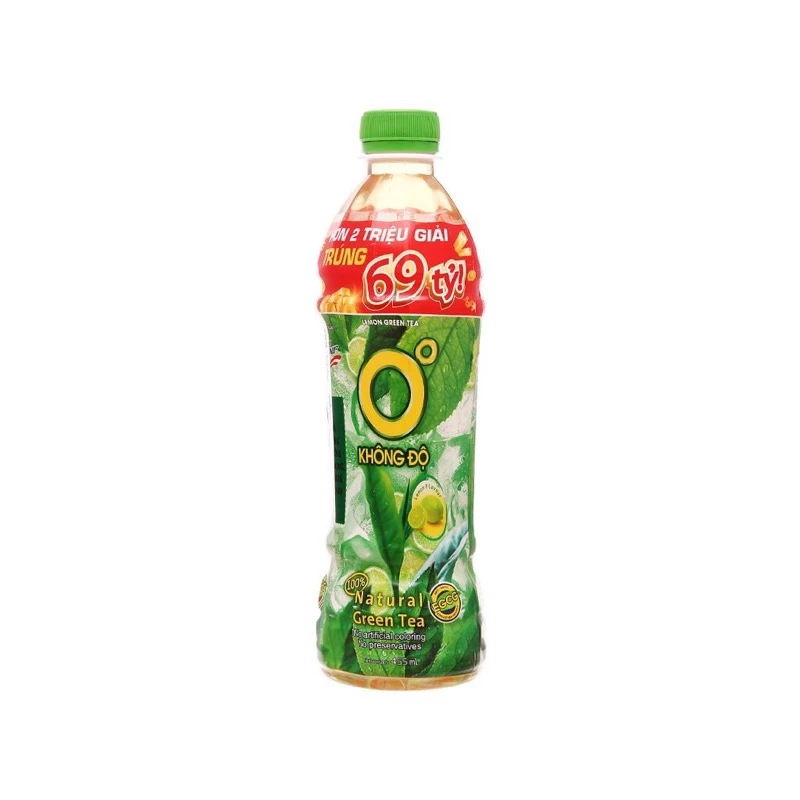 [ SHIP HOẢ TỐC ] Trà Xanh 0 Độ Chai 455ml