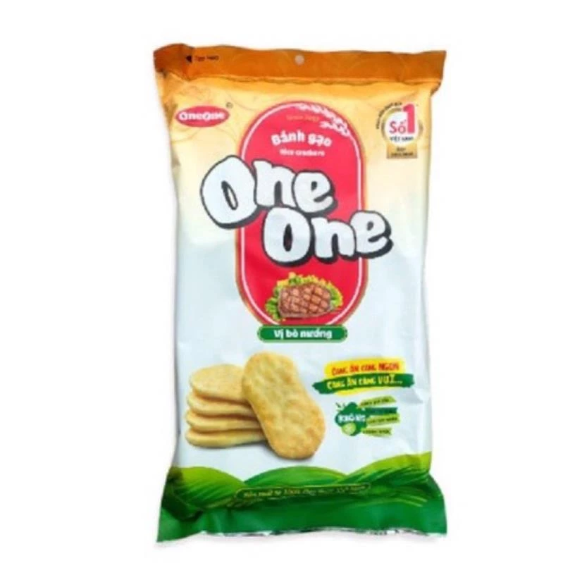 Bánh Gạo One One Vị Bò Nướng Gói 150g/225g