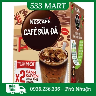 Nescafe Cafe sữa đá 240g (Hộp 10 gói x 24 g)
