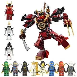 Tương thích với LEGO Phantom Ninja Warrior X Mech Robot Boy Puzzle Lắp ráp Khối xây dựng Quà tặng đồ chơi trẻ em