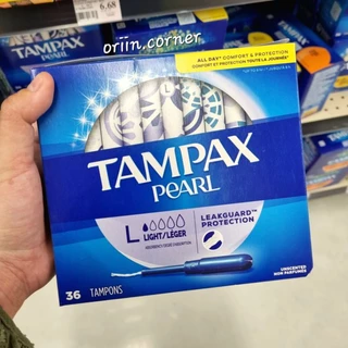 [Tách lẻ ống] Băng vệ sinh Tampon Tampax Pearl