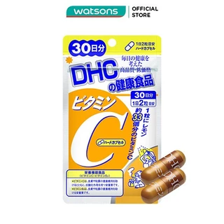 [Mã FMCGWA101 giảm 8% đơn 250K] Thực Phẩm Bảo Vệ Sức Khỏe DHC Bổ Sung Vitamin C Hard Capsule Viên Nang Cứng 60v