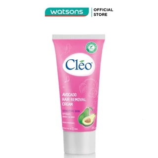 Kem Tẩy Lông Cléo Avocado Efficacy Quick & Easy Sensitive Skin Chiết Xuất Bơ Cho Da Nhạy Cảm 25g