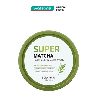 [Mã FMCGWA101 giảm 8% đơn 250K] Mặt Nạ Some By Mi Super Matcha Pore Clean Clay Từ Đất Sét Cải Thiện Vấn Đề Của Da 100g