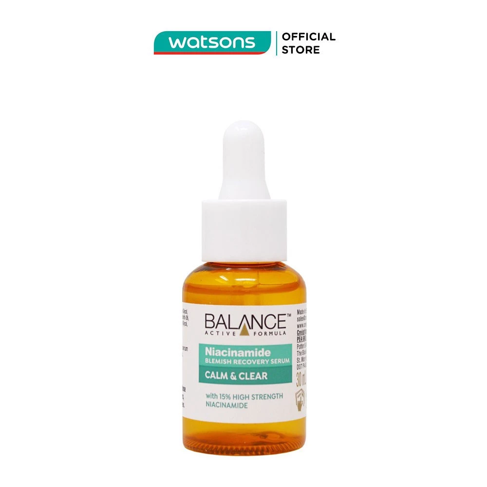 Serum Balance Active Formula Niacinamide 15% Blemish Recovery Ngừa Mụn Mờ Thâm 30ml