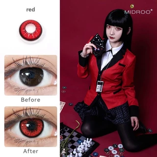 [Sẵn] Lens cosplay Zhongli/Yumeko/Mary/Momobami - Genshin Impact/Kakegurui - Kính áp tròng mã Bella [Miu Cosplay 01]