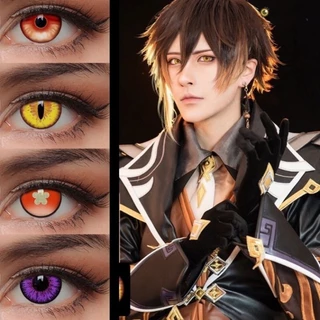 [Sẵn] Nhiều mẫu - Lens cosplay Childe/Xiao/Klee/Hutao/Zhongli/Yae/Kazuha/Raiden - Genshin Impact - Kính áp tròng