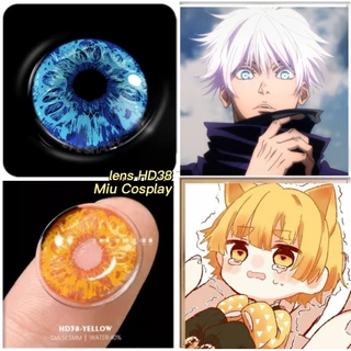 [Sẵn] Lens Cosplay Zenitsu/Satoru HD38 - Kính áp tròng hóa trang [Miu Cosplay 05]