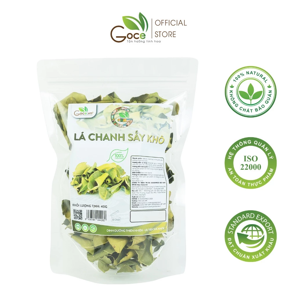 Lá chanh sấy khô Goce - 40g