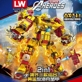 Đồ Chơi Lắp Ráp lego Nhân Vật avengers iron man mecha robot Giáo Dục Cho Bé Trai