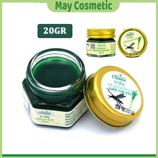 Cao Bôi Muỗi Đốt, Dầu Cù Là Sả Green Herb Balm Thái Lan Chiết Xuất Thảo Dược An Toàn Cho Bé 20GR - Maycosmetic