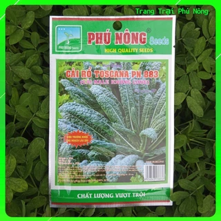 Hạt Giống Cải Rổ Toscana (Cải Kale Khủng Long ) PN 883 - Gói 5g