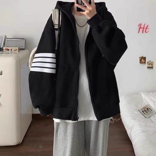 ÁO HOODIE NỮ TAY PHỒNG KẺ SỌC PHONG CÁCH HÀN QUỐC A0988 MFF HỎA TỐC