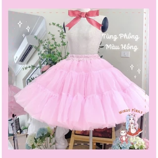 Tùng phồng hồng cho các loại váy 40cm 45cm 50cm 60cm | 🎀 Windy pinky✨