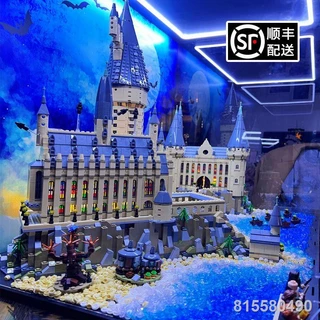 Hogwarts Castle Boys dành cho người lớn đồ chơi lắp ráp khổng lồ khó khăn khối xây dựng Harry Potte