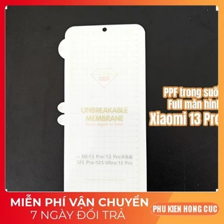 Dán PPF dẻo màn hình Xiaomi 13 Pro full màn hình cong