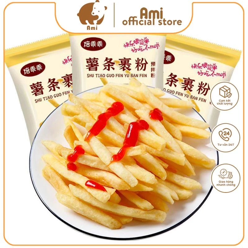 [Loại Thượng Hạng] Bột chiên khoai tây ngon, loại đặc biệt, hàng nội địa siệu thị thơm ngon đủ vị gói 50g