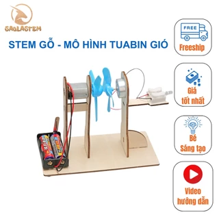 Đồ chơi STEM - Mô Hình Tuabin Gió - STEM Khoa Học, Giáo Dục, Trí Tuệ.