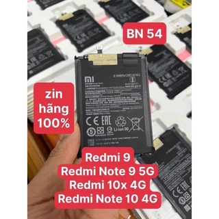 Pin Xiaomi Redmi 9/Note 9 5G /Note 10 4G / Redmi 10X 4G ( BN 54 ) zin hãng