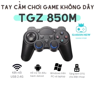 Tay cầm chơi game không dây GamePad 850M USB 2.4G - Tay cầm không dây cho PC, Laptop, Smart TV, TV box