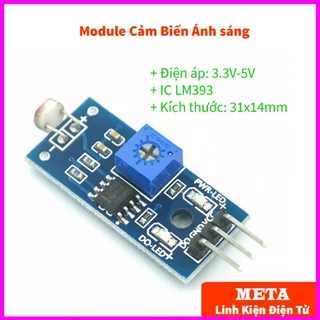 Module Cảm Biến Ánh Sáng, cảm biến quang trở, cảm biến cảm quang