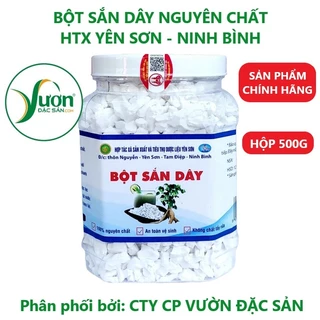 Bột sắn dây nguyên chất (Hộp 500g) CHÍNH HÃNG HTX Yên Sơn Ninh Bình thanh nhiệt tốt cho tiêu hóa -Gia dụng Phước Hòa