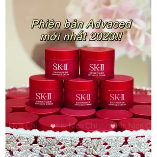 [PHIÊN BẢN MỚI NHẤT ADVANCED 2023] Kem dưỡng chống lão hoá SKII/SK2 Skinpower Advanced 15g