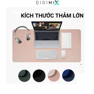 DIGIMIX | Thảm Trải Bàn Làm Việc DeskPad Da Chống Nước, Miếng Lót Bàn Nhiều Màu Cao Cấp Size 40x60,40x80,50x100