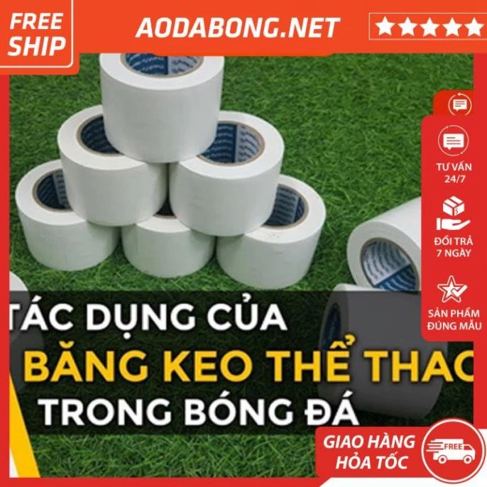 Băng keo thể thao nano, Băng quấn chống căng cơ, chống chấn thương bóng đá chuyên dụng