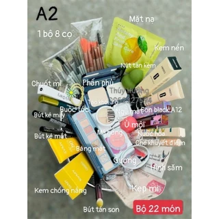 Bộ trang điểm đầy đủ 22 món cơ bản từ a-z set trang điểm cá nhân bộ makeup nhẹ nhàng đi chơi mùa hè cho nàng